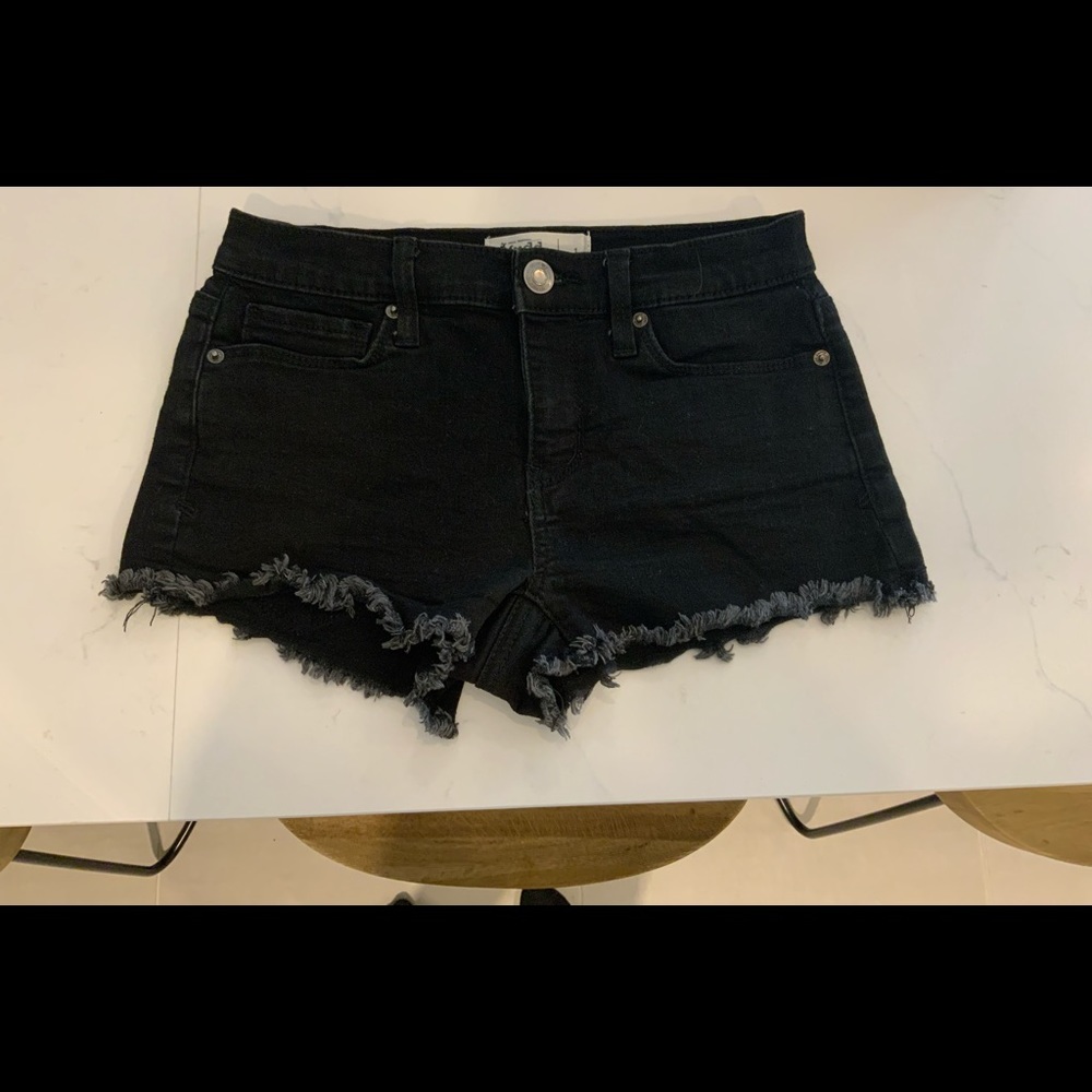 Mudd Black Jean Shorts